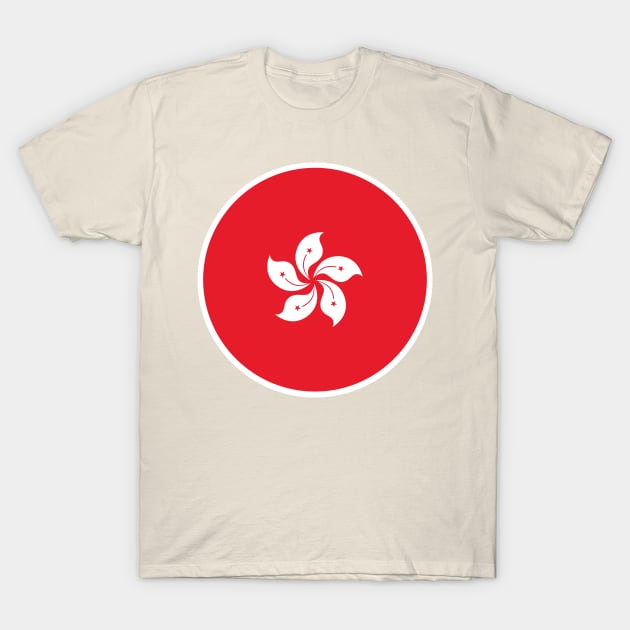 Hong Kong Flag Pin - Show Your Pride in the Pearl of the Orient T-Shirt by chems eddine